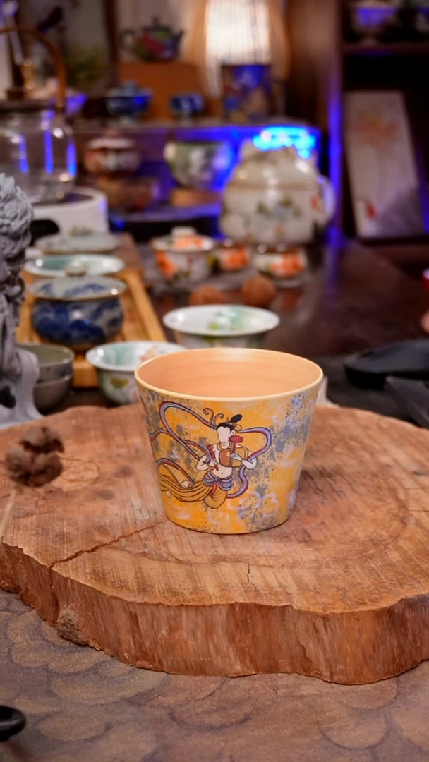 杯子飞天手工手绘手工手绘