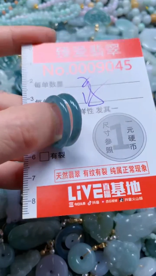 翡翠未镶嵌吊坠(不含链)9045