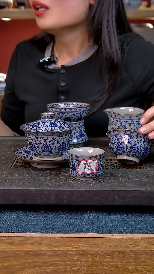 简装家用款6件套 老陶泥开片纹陶瓷茶具