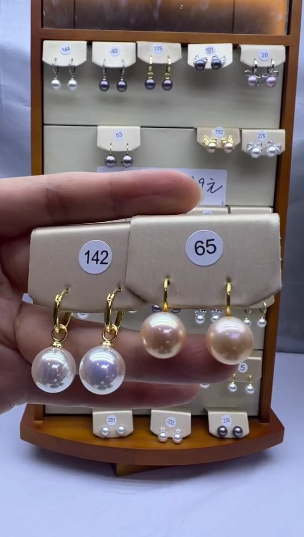 未镶嵌耳饰淡水珍珠142+65