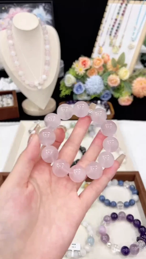 水晶手串未镶嵌天然水晶 多样性发货发其一 颜色微差