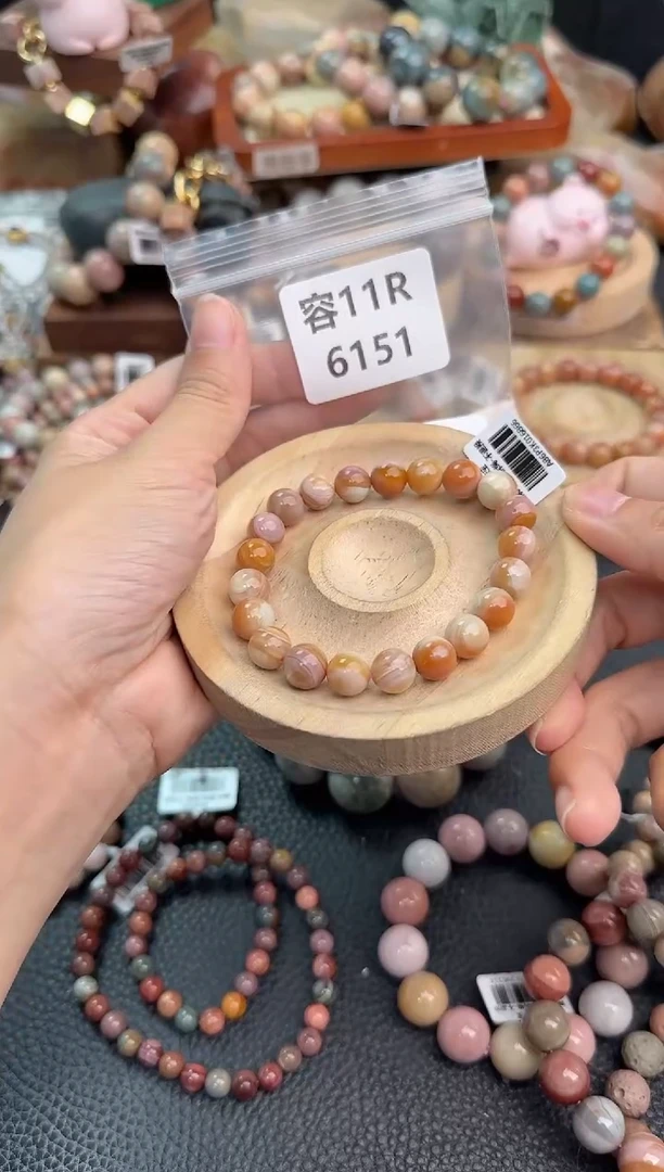 石英质玉手链未镶嵌梨*11R6151
