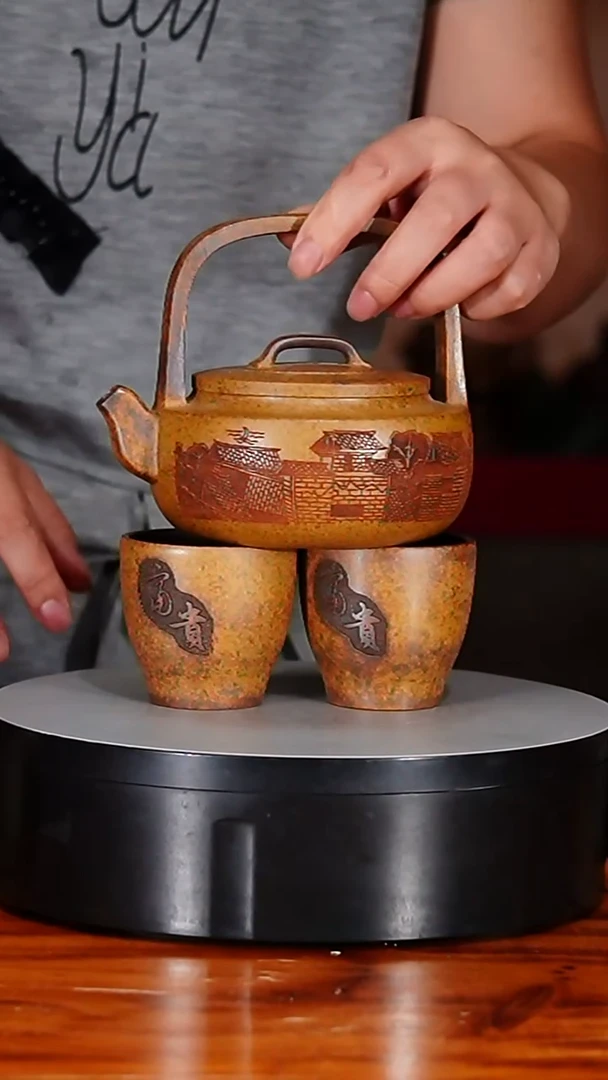 宜兴原矿紫砂壶茶壶300C