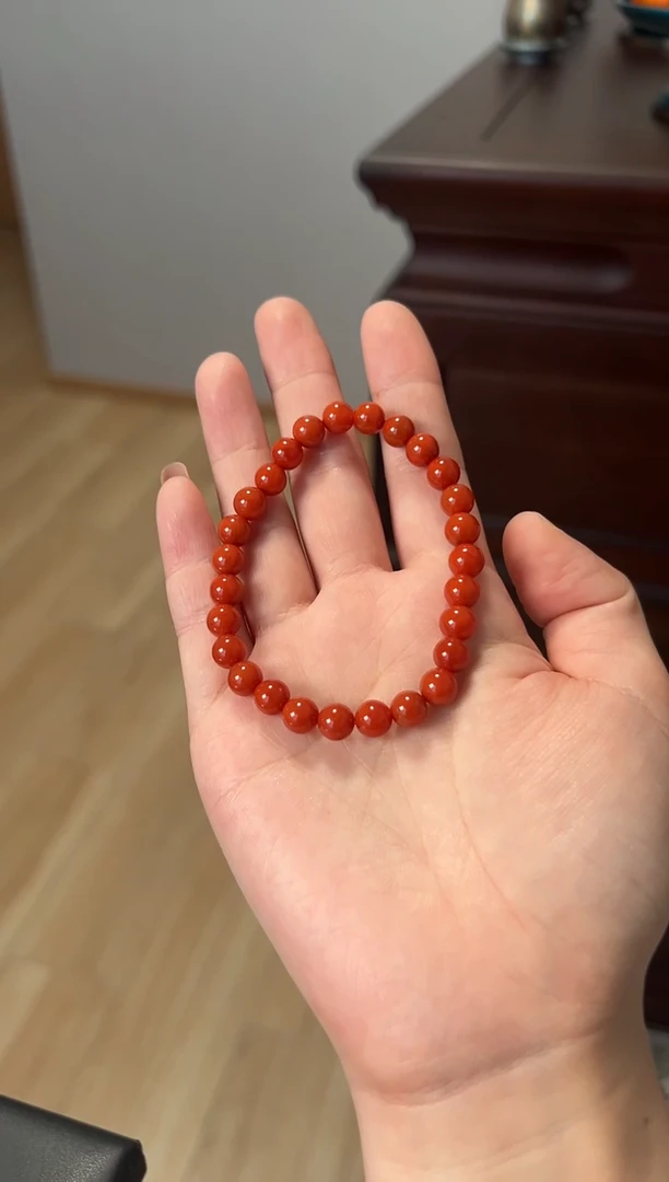 【闪购商品】南红玛瑙手串未镶嵌单圈