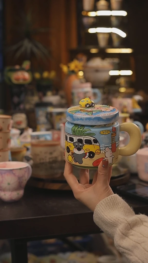 景德镇釉下彩绘设计师款式陶瓷