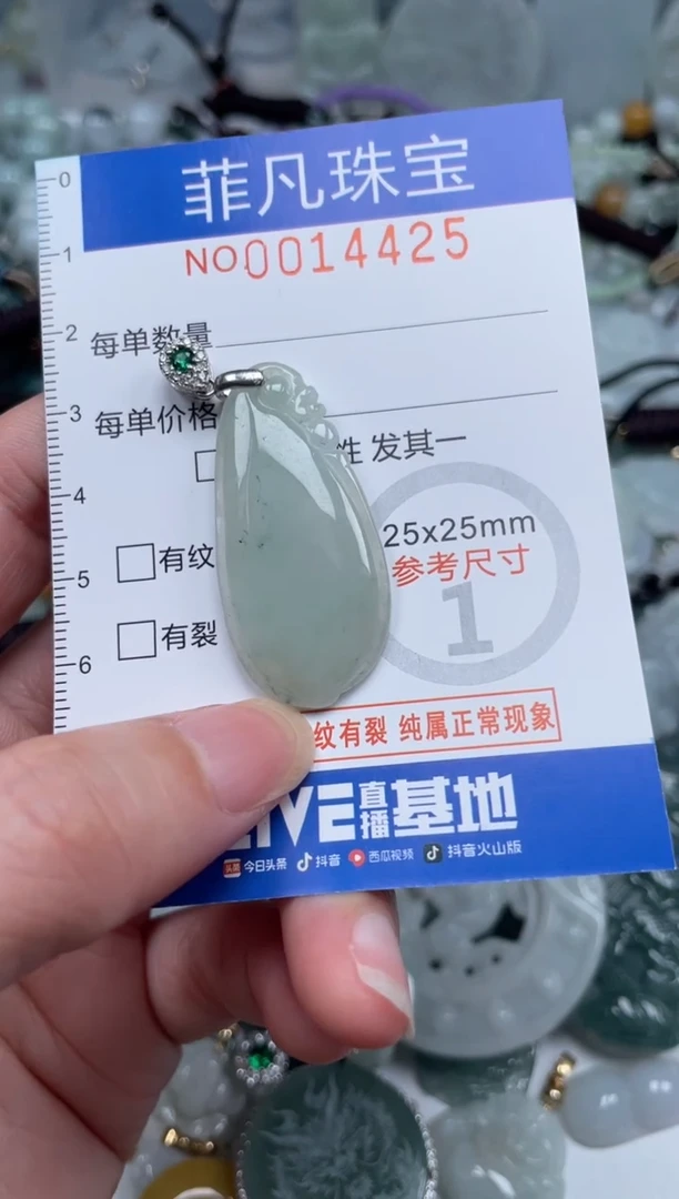 颈饰未镶嵌翡翠14425