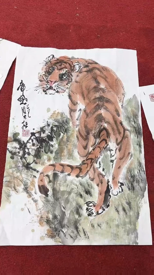 国画周大拙/国画/花鸟