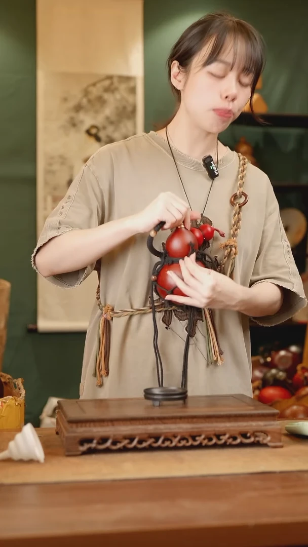 231号精品天然大漆酒葫芦一物一拍~