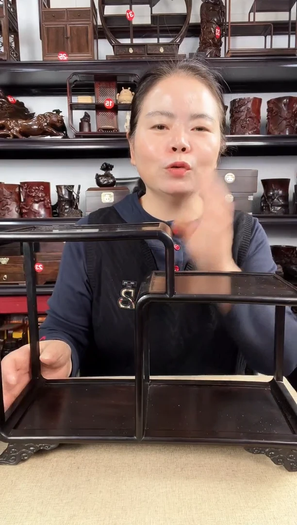 木瑕疵黑二连李红木工艺品