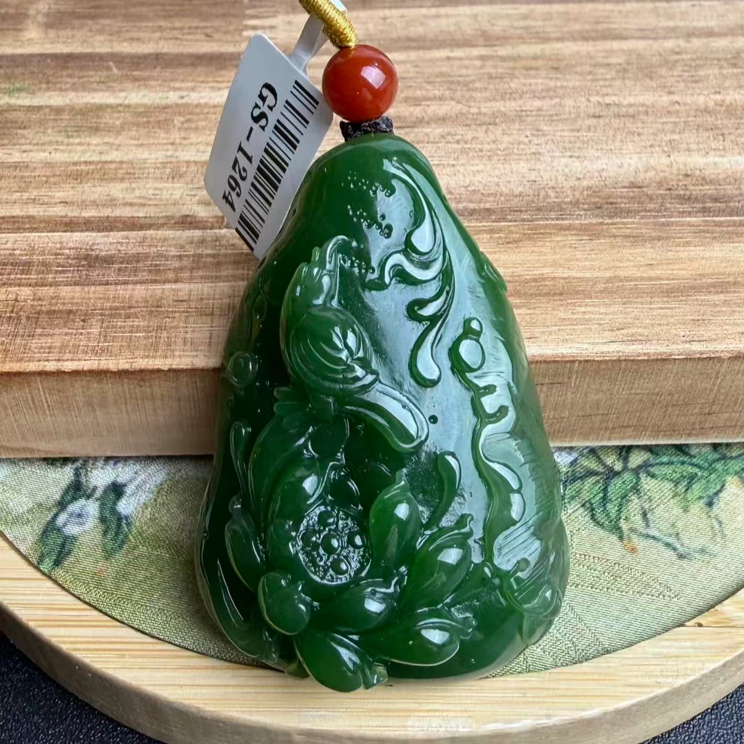 和田玉碧玉喜上眉梢A057