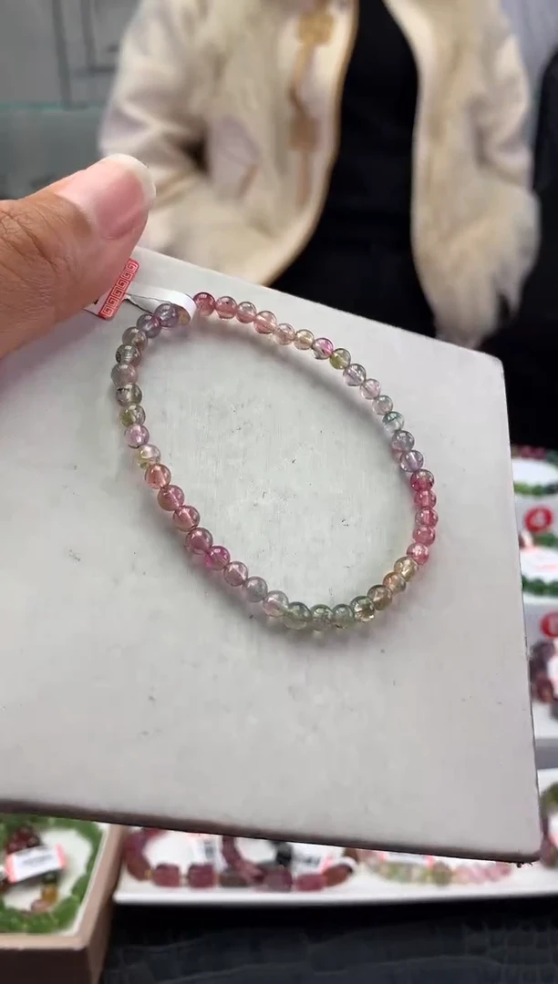 未镶嵌手串碧玺多样性发一条