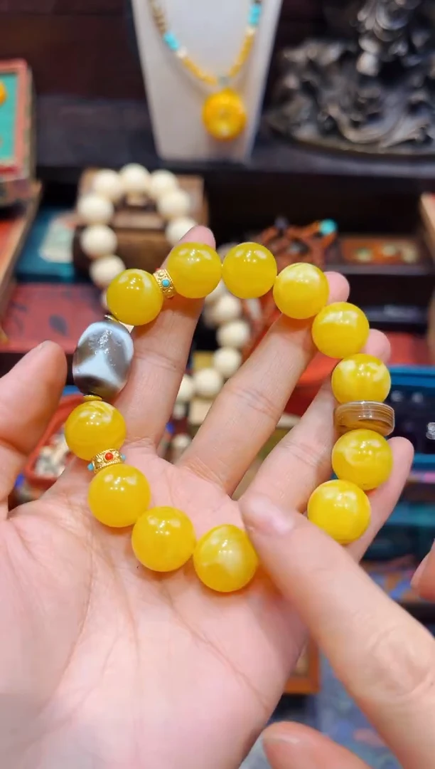 【闪购商品】蜜蜡裸石未镶嵌欣妹专属精选链接c12332