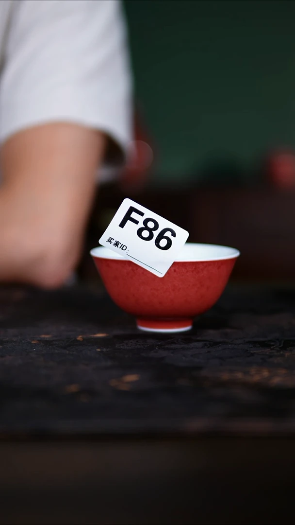 杯子悟*景德镇纯手工陶瓷豇豆红