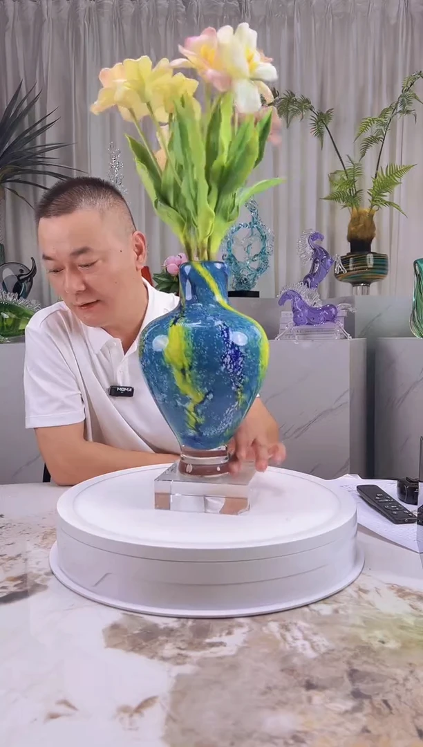 摆件琉璃水晶花瓶