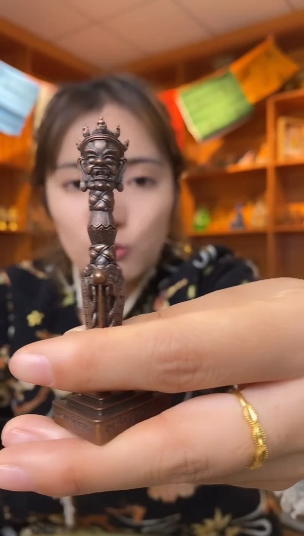 【闪购商品】泥塑普巴金刚撅-与实物略有差异介意者慎拍