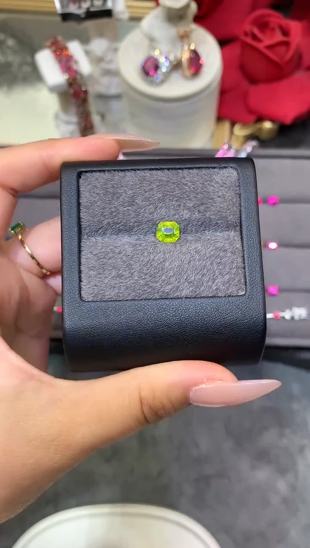 未镶嵌裸石定制金绿宝石八角 金绿宝石 1.71ct