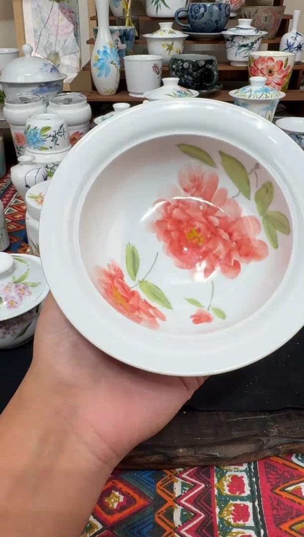 摆件陶瓷景德镇高温釉下陶瓷