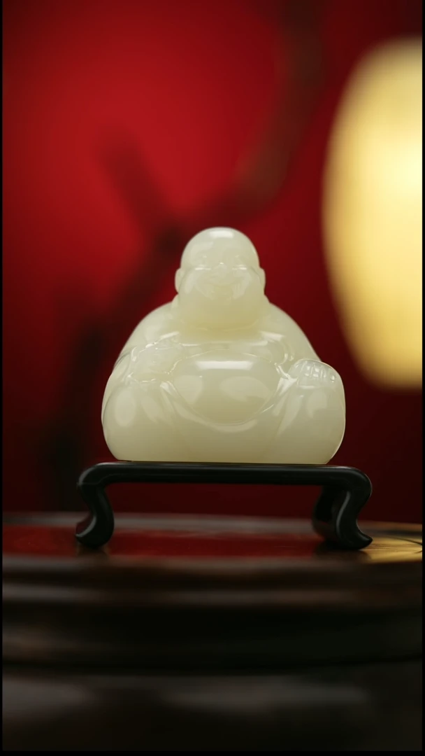 玉【弥勒】天然玉石摆件