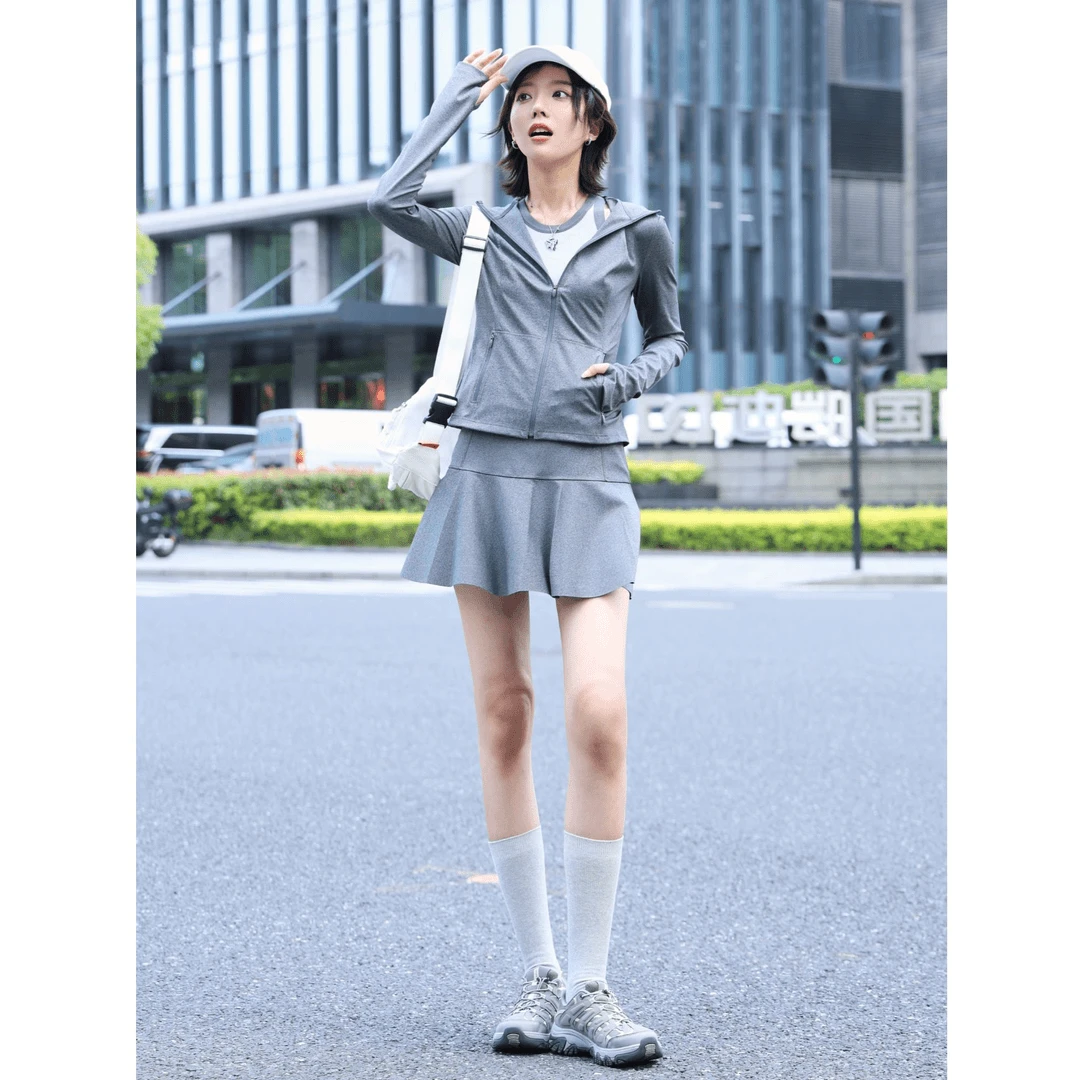 AMASS/阿玛施【衣橱必备】四季可穿高弹塑型长袖修身速干外套540062