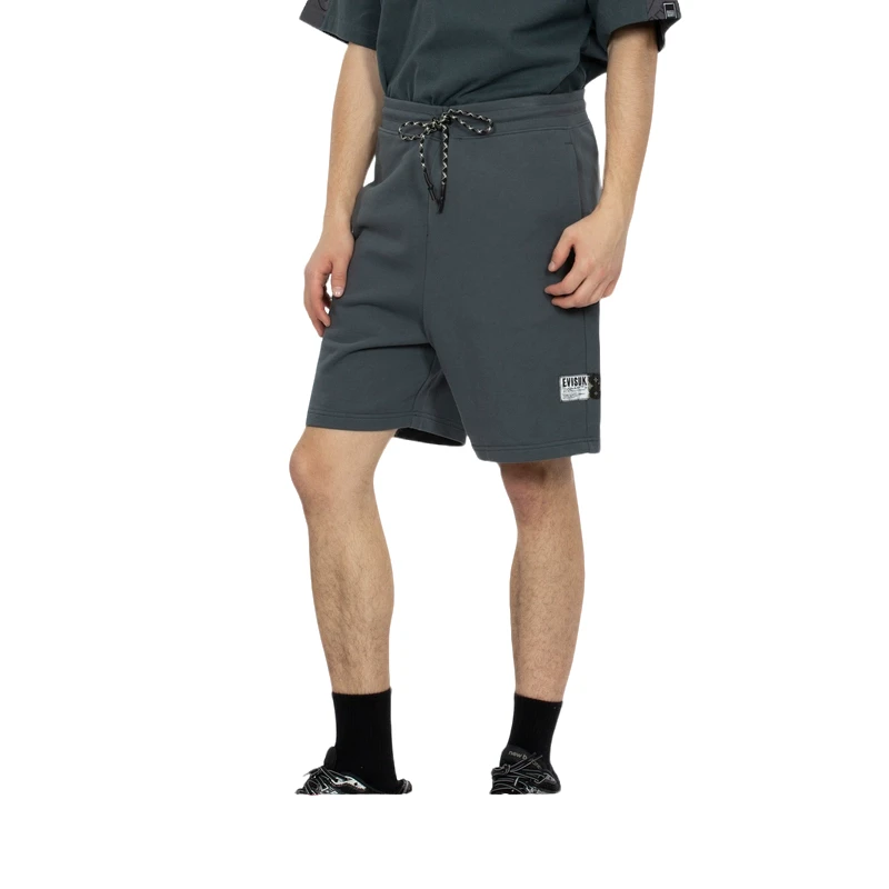 EVISU KURO 2024多重标签美式宽松运动短裤2ESGNM4ST5178RXCT
