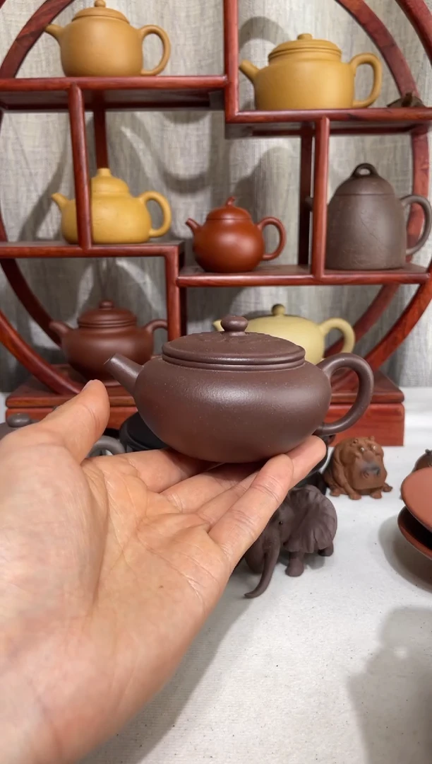 【闪购商品】紫砂茶壶微瑕台西底槽青祥云