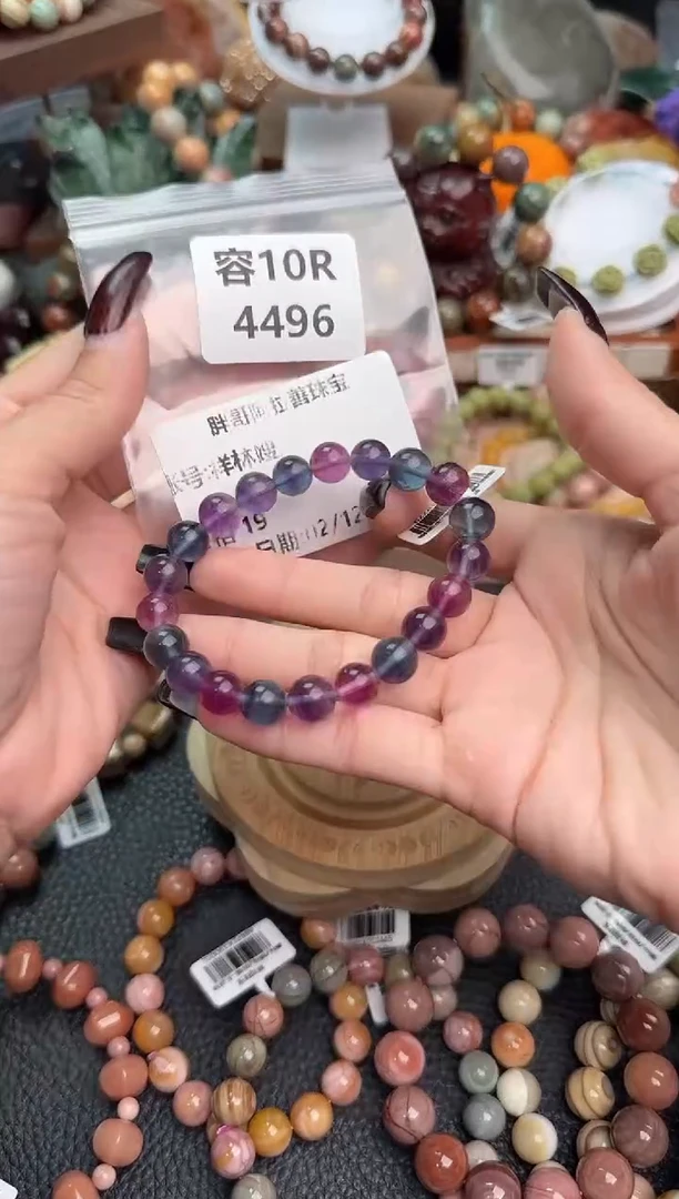 【闪购商品】石英质玉手链未镶嵌10R4496