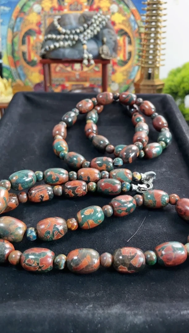 【闪购商品】玛瑙/玉髓项链未镶嵌颜色图案多样发一件