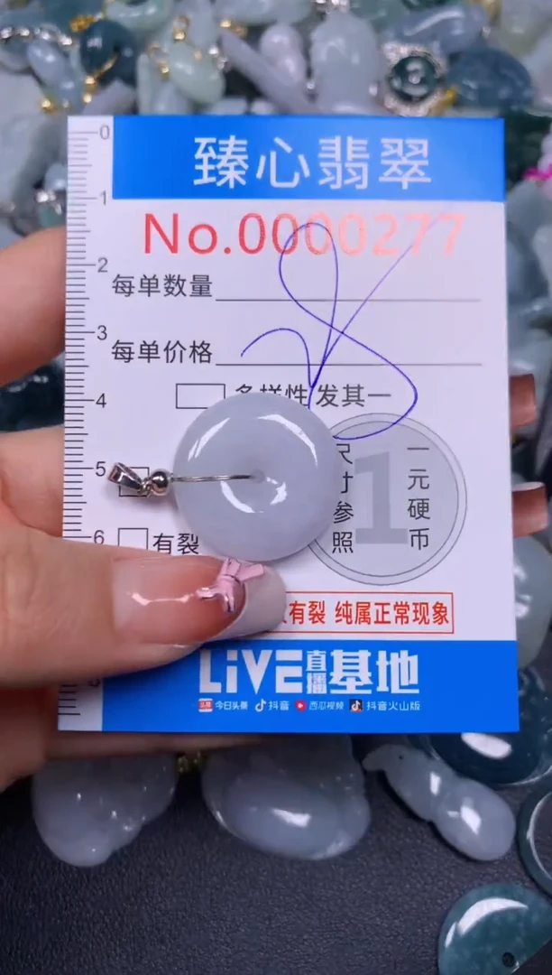 【闪购商品】翡翠颈饰未镶嵌含绳000277