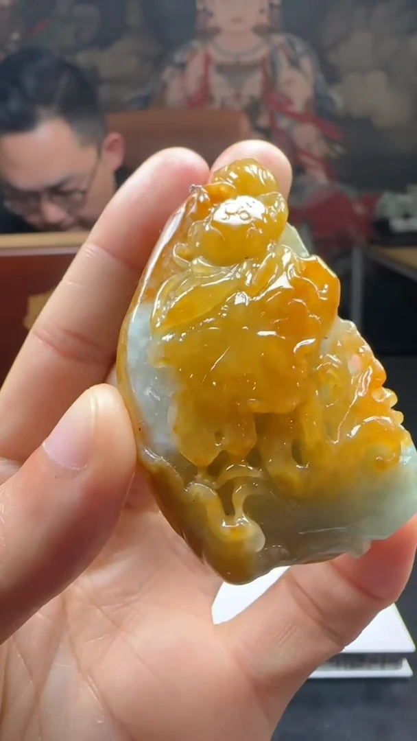 【闪购商品】定制翡翠未镶嵌L-@@QJXC11918