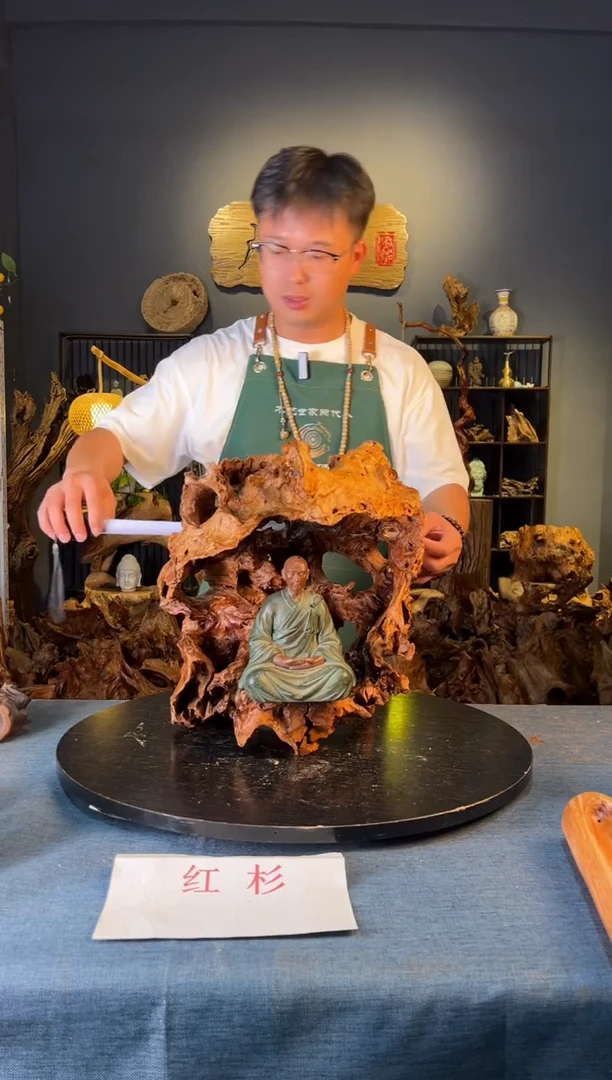 木卢师傅根艺作品（不包含人物摆件）