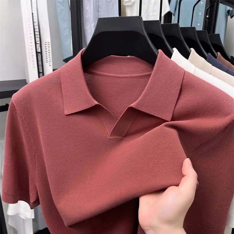 FANYI法国 polo衫男士短袖T恤2025新款夏季休闲爸爸体恤显瘦翻领