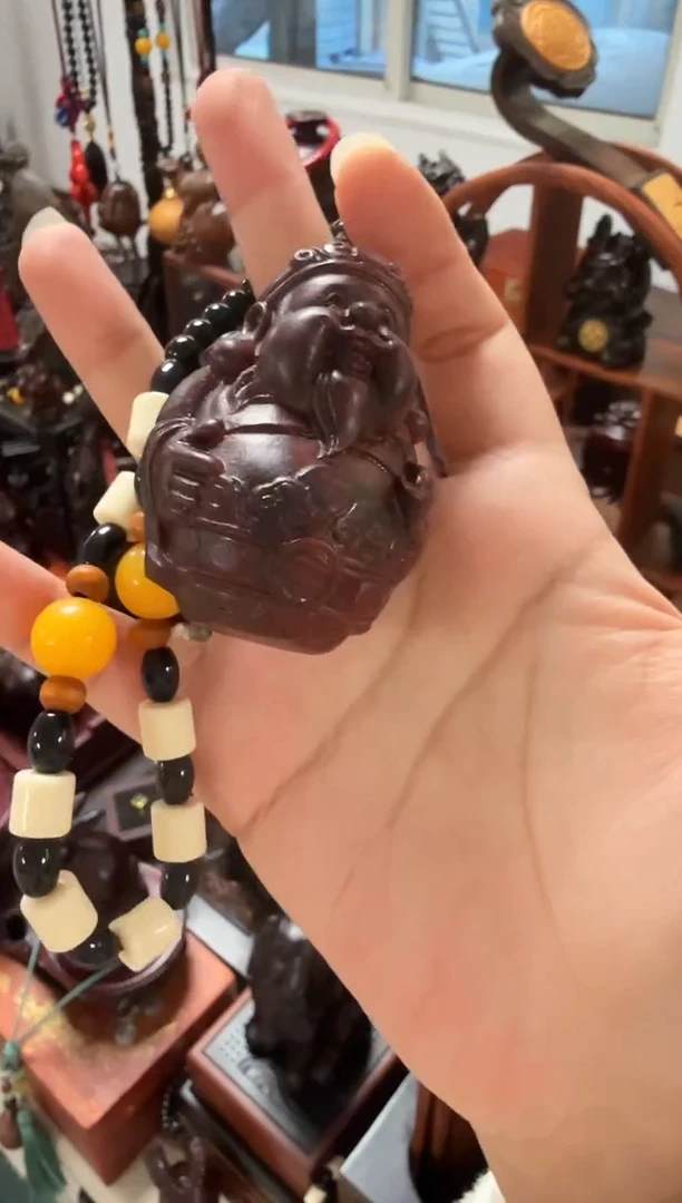 【闪购商品】紫檀财神淘多奇好物