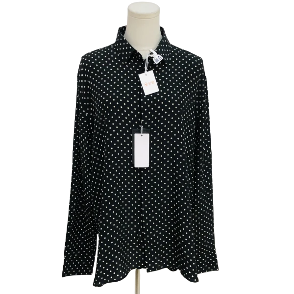 妃鱼/圣罗兰/桑蚕丝/衬衫/95新/凡0903