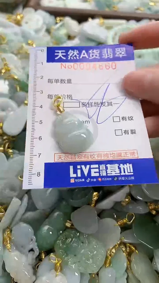 颈饰未镶嵌翡翠天然A货翡翠