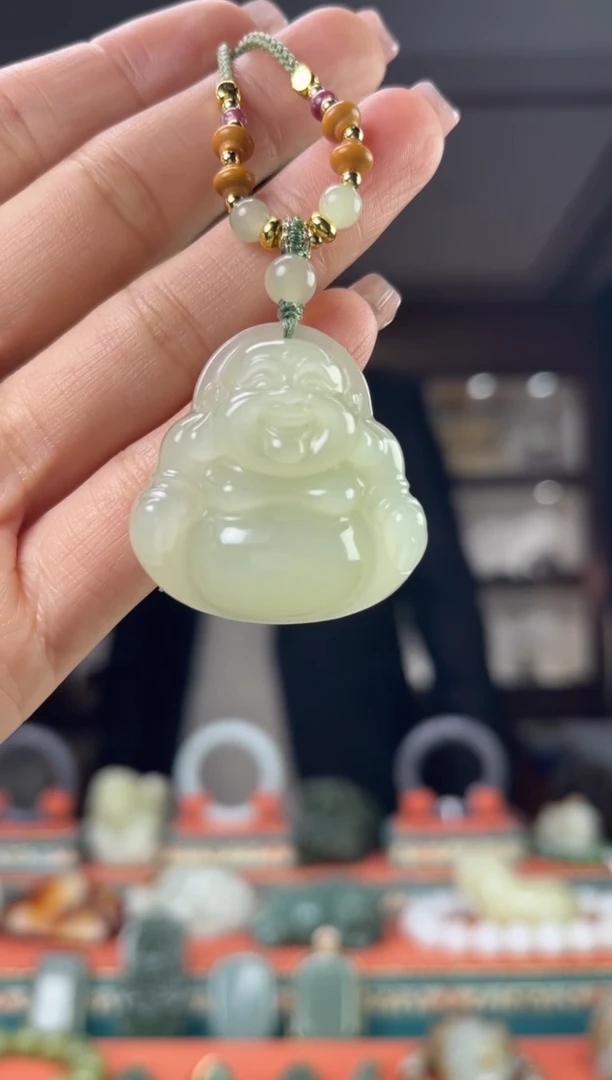 【闪购商品】和田玉颈饰未镶嵌佩佩35mm左右