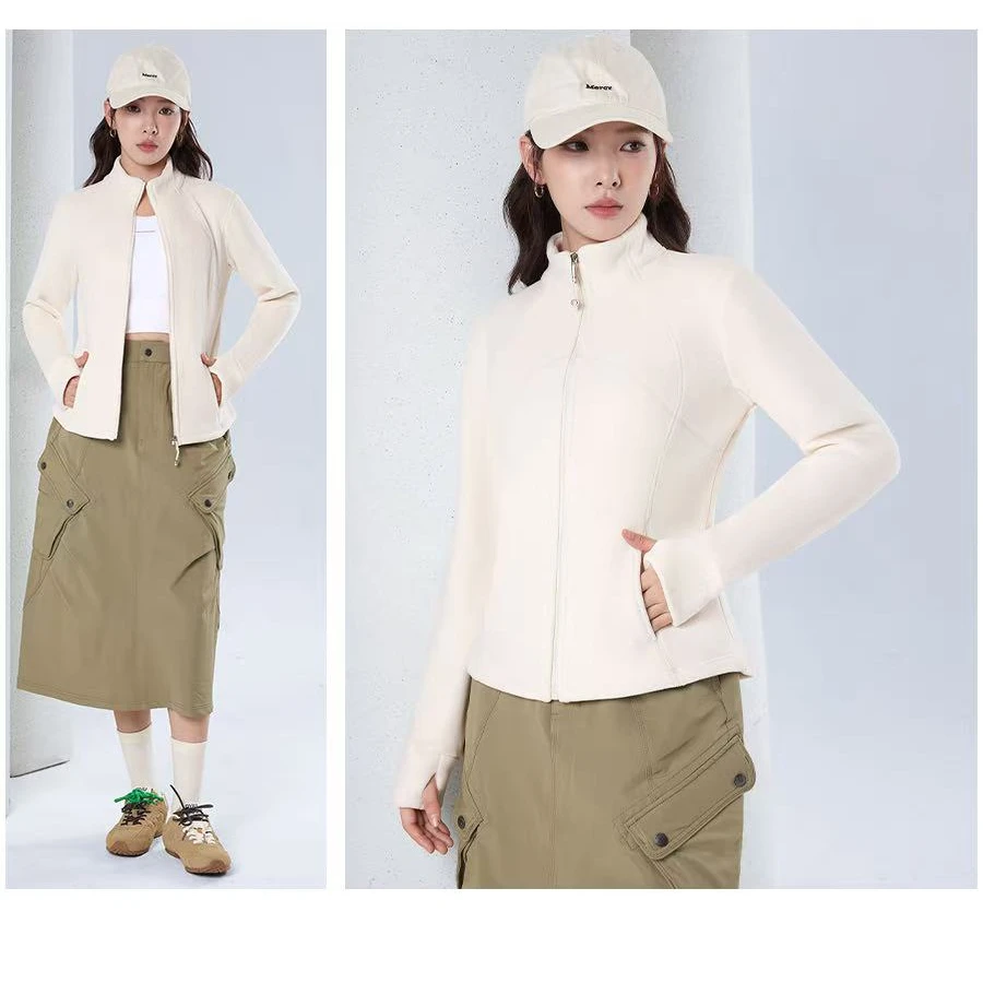 HY 海燕家 立领双面奥粒绒防风加厚外套