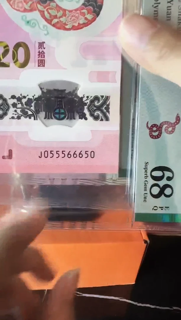 塑料2025 蛇钞 单张 055566650