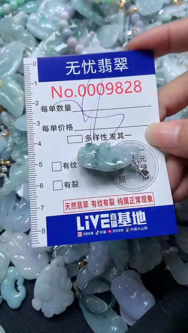 颈饰未镶嵌翡翠9828