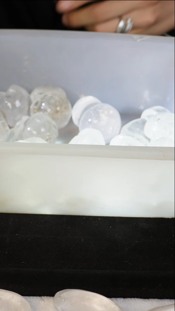 未镶嵌珠宝半成品水晶白水晶蘑菇D248多样性发其一