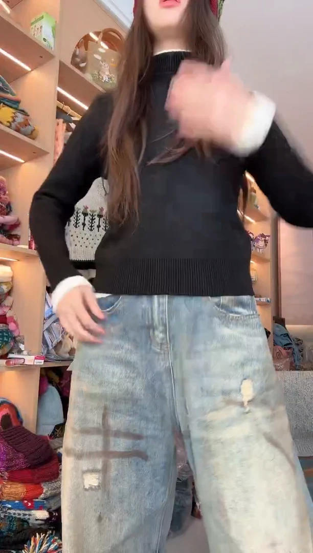 羊毛嫣***?黑色打底