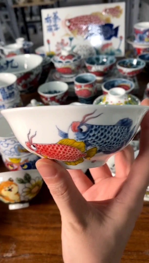 龙鱼小汤碗[直播间微瑕福利价]