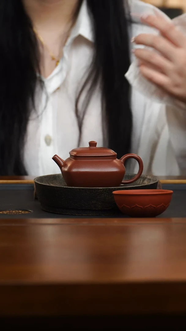 紫泥壶坦然 紫泥