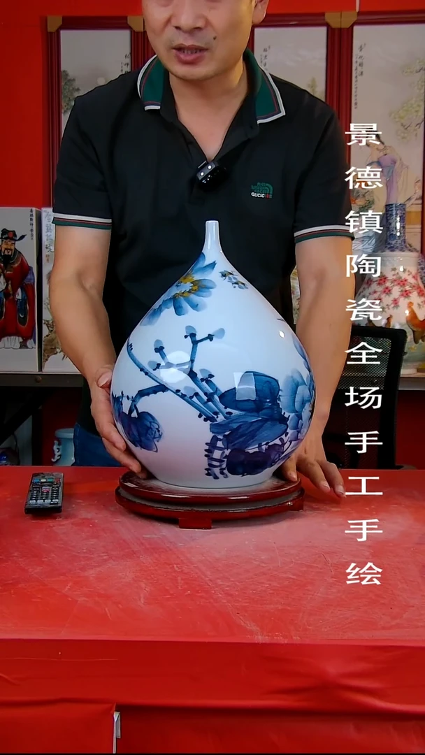 摆件手景德镇陶瓷 全场手工绘6