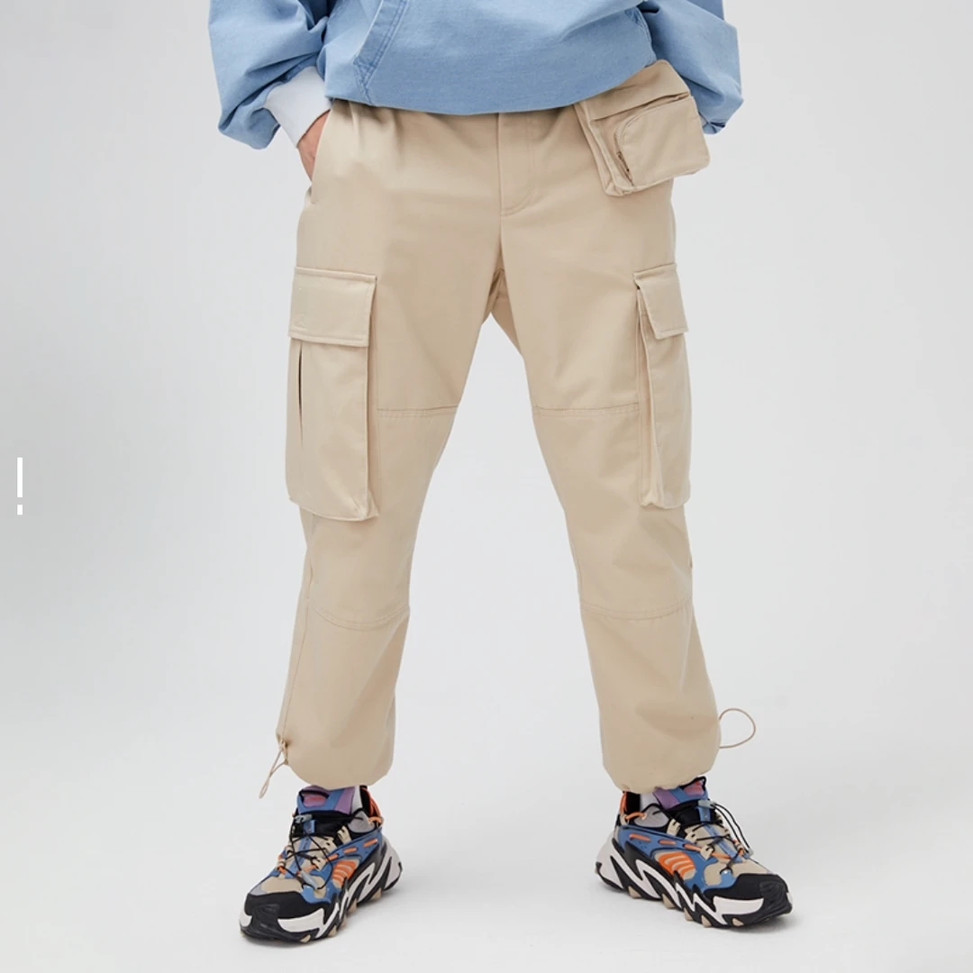 (直播）-李宁LNG高端系列男子简约直筒工装休闲运动长裤LKXR001