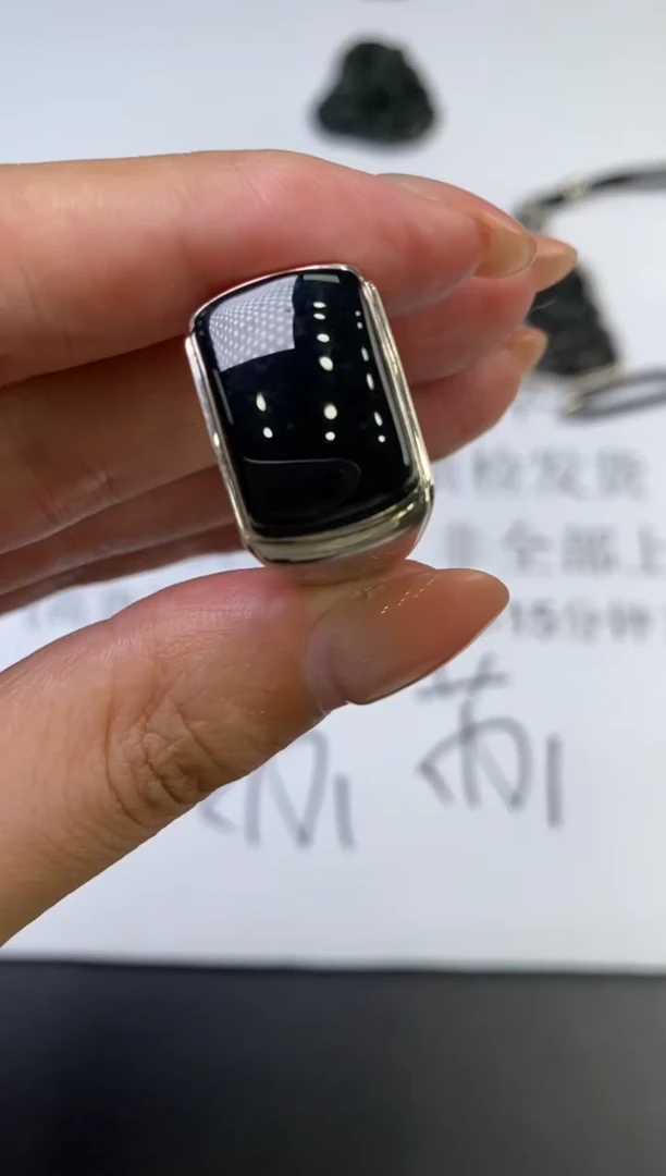 银S925镶嵌挂件翡翠302573    多人