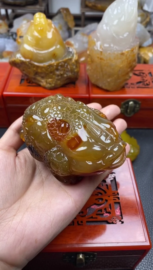 【闪购商品】玛瑙/玉髓未镶嵌手把00