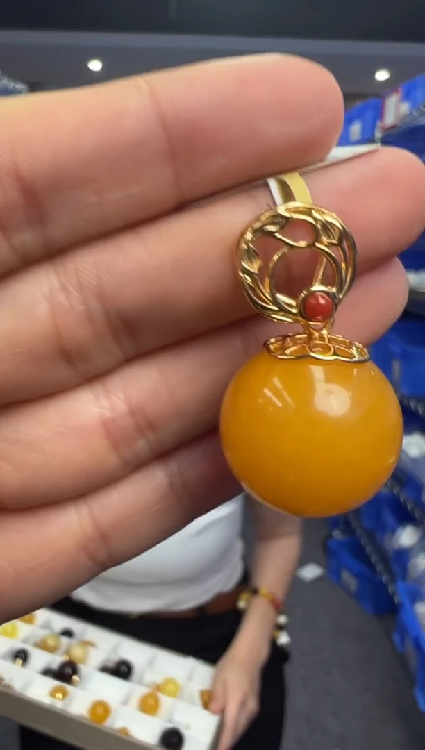 未镶嵌颈饰琥珀163秒拍号假一罚十