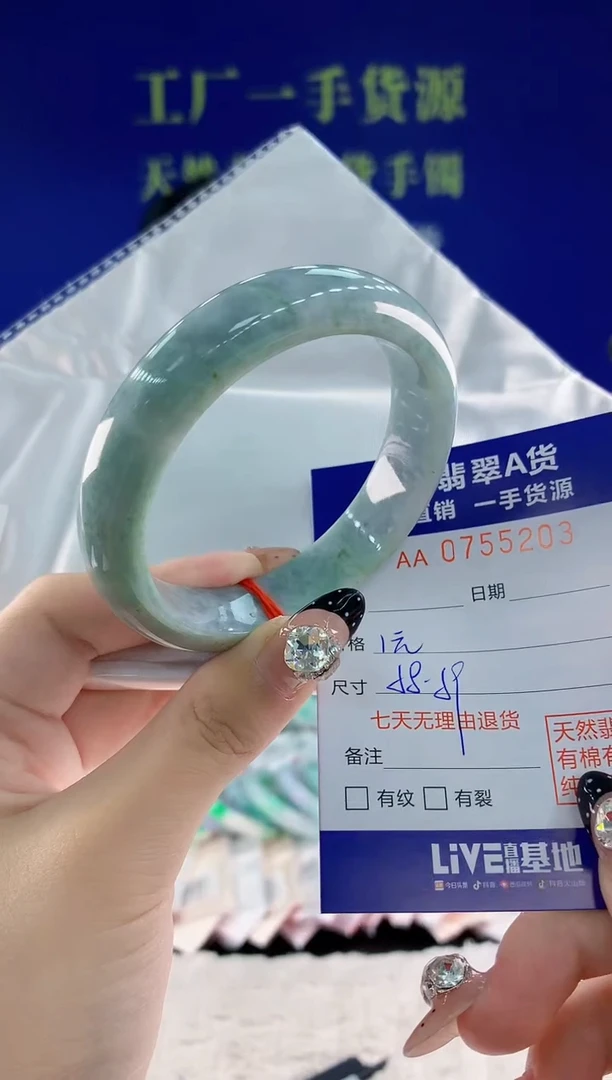 未镶嵌手镯翡翠03 天然翡翠A货