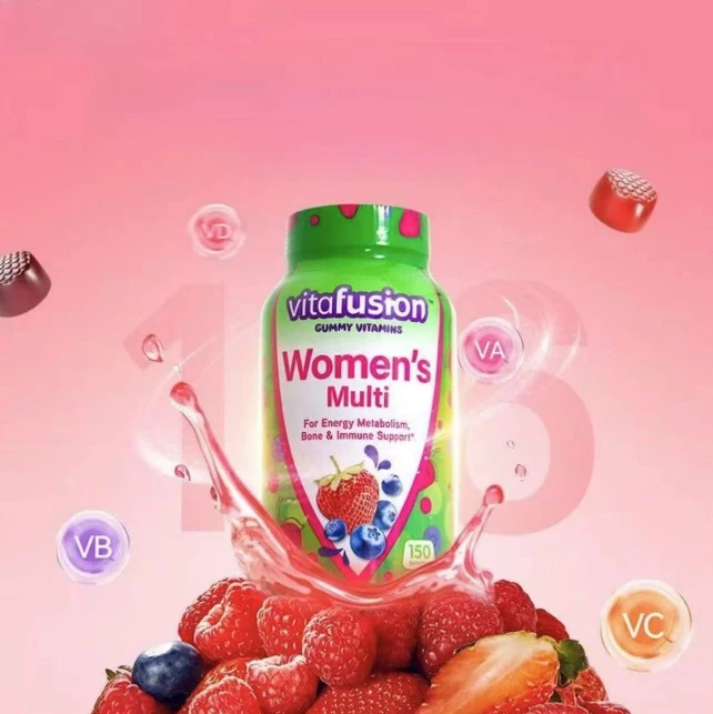 vitafusion女士多维复合维生素软糖女士0糖多维软糖糖果