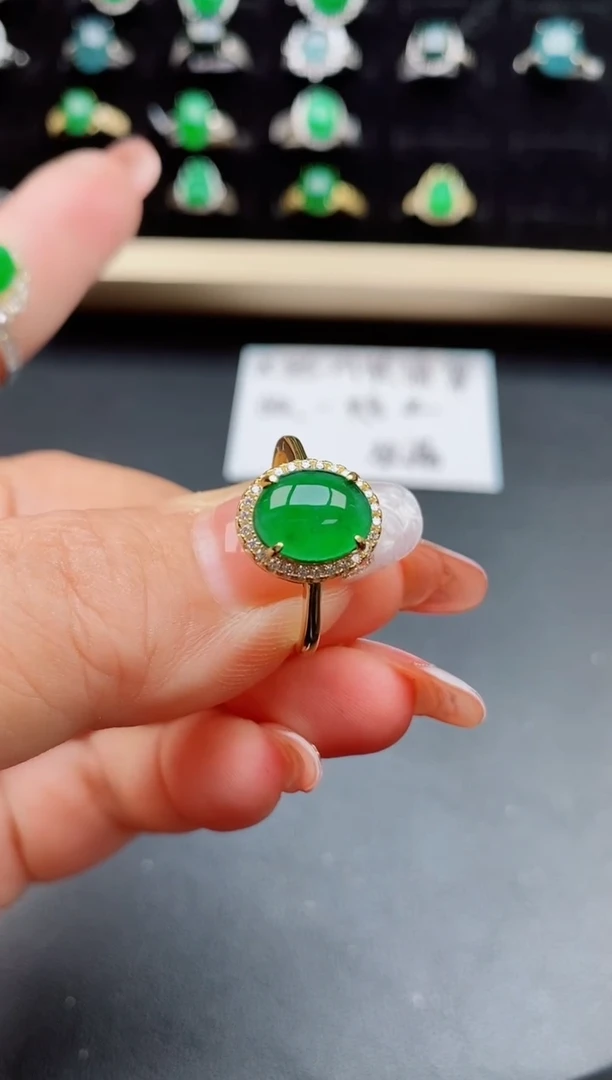 【闪购商品】翡翠戒指银S925镶嵌1312312